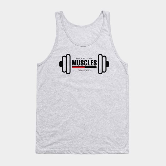 Installing Muscles Fitness Design Tank Top by TopTeesShop